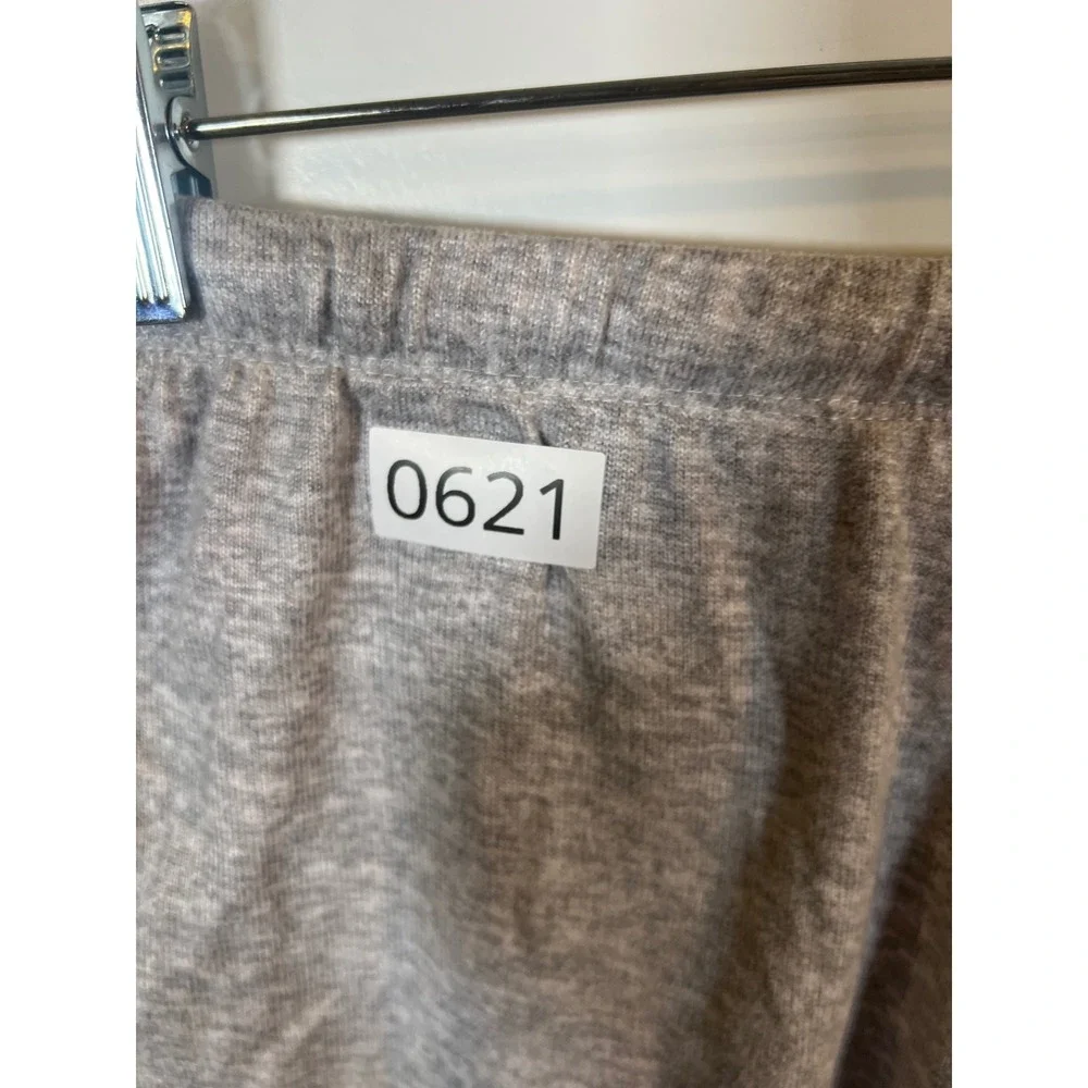 C&C California Womens Lounge Shorts‎ Heathered Drawstring Gray Large